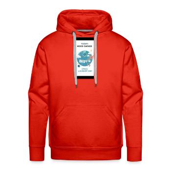 Mood Swings: Space Laundry Day - Men's Premium Hoodie - red - Front - Liam (192cm)