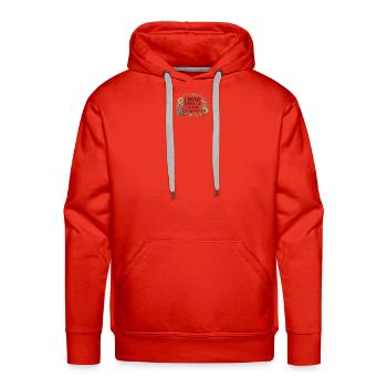 Grow Through What You Go Through - Men's Premium Hoodie - red - Front - Liam (192cm)
