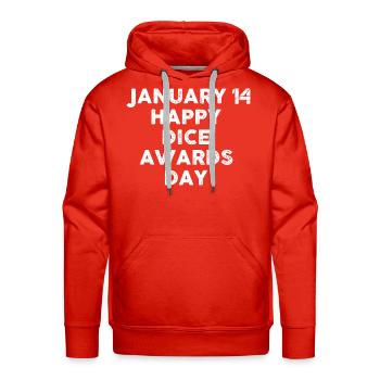 Dice Awards Day - Men's Premium Hoodie - red - Front - Liam (192cm)