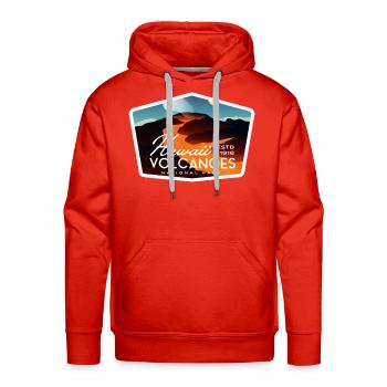 Volcanoes Hawaii 1916 National Park - Men's Premium Hoodie - red - Front - Liam (192cm)
