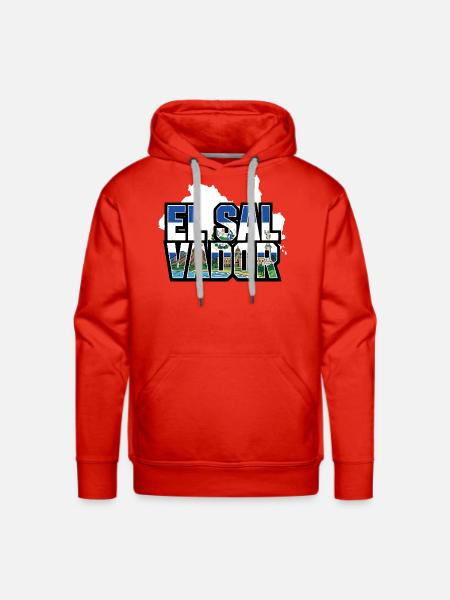 el_salvador - Men's Premium Hoodie - red