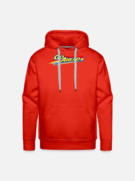 Go Ahead - Men's Premium Hoodie - red