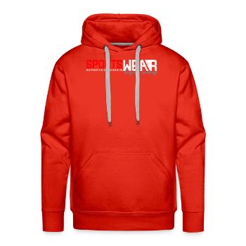 Sports wear - Men's Premium Hoodie - red - Front - Liam (192cm)