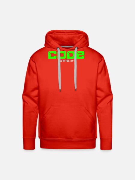 programmer - Men's Premium Hoodie - red
