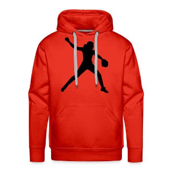 Softball - Men's Premium Hoodie - red - Front - Liam (192cm)