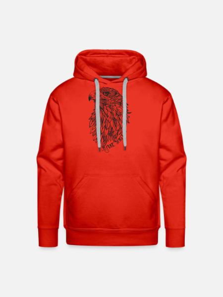 EAGLE Pure Spirit - Men's Premium Hoodie - red