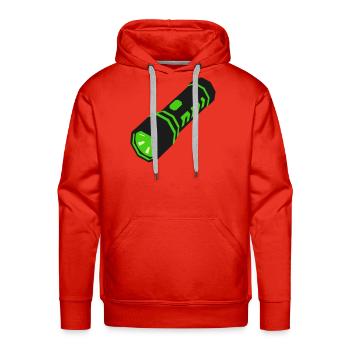 Flashlight Light Icon - Men's Premium Hoodie - red - Front - Liam (192cm)
