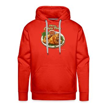 Filipino Crispy Pata Feast - Men's Premium Hoodie - red - Front - Liam (192cm)