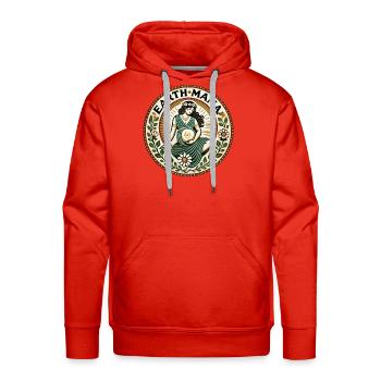 Earth Mama Circle Art - Men's Premium Hoodie - red - Front - Liam (192cm)