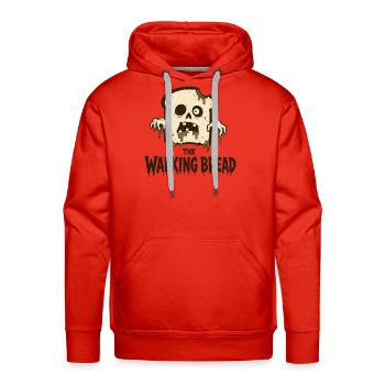 The Walking Bread – Zombie Bread - Men's Premium Hoodie - red - Front - Liam (192cm)