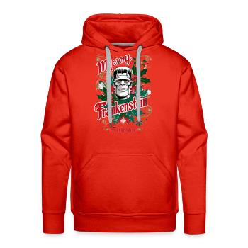 DR Frank Merry Christmas - Men's Premium Hoodie - red - Front - Liam (192cm)