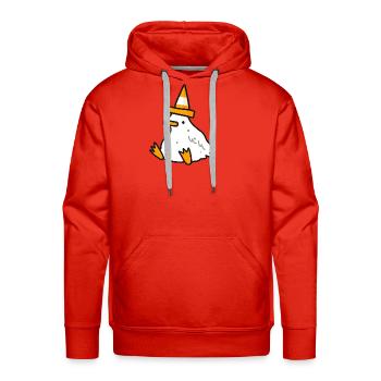 Safety Duck - Men's Premium Hoodie - red - Front - Liam (192cm)