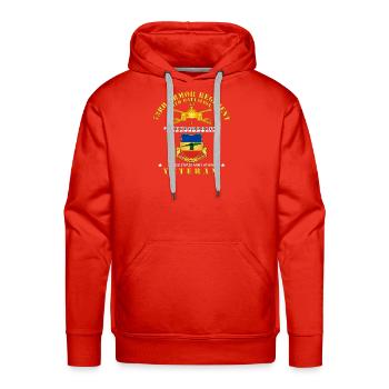 Thunderbolts Armor Regiment Veteran - Men's Premium Hoodie - red - Front - Liam (192cm)