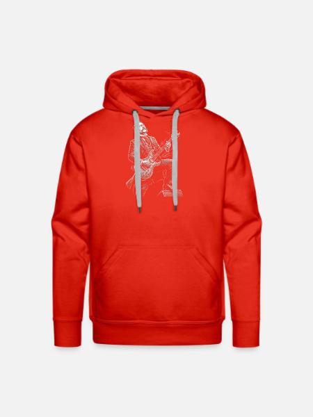 Chester A. Arthur Guitarist - Men's Premium Hoodie - red