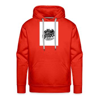 Be Gentle With Yourself - Men's Premium Hoodie - red - Front - Liam (192cm)