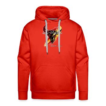 España espíritu de campeón  - Men's Premium Hoodie - red - Front - Liam (192cm)