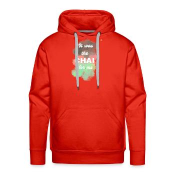 Kenyan Pride Tee – Cultural Heritage Shirt  - Men's Premium Hoodie - red - Front - Liam (192cm)