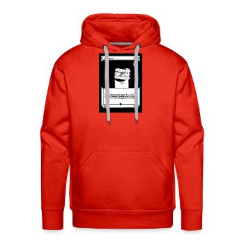 Leviathan Card Venom Aura - Men's Premium Hoodie - red - Front - Liam (192cm)