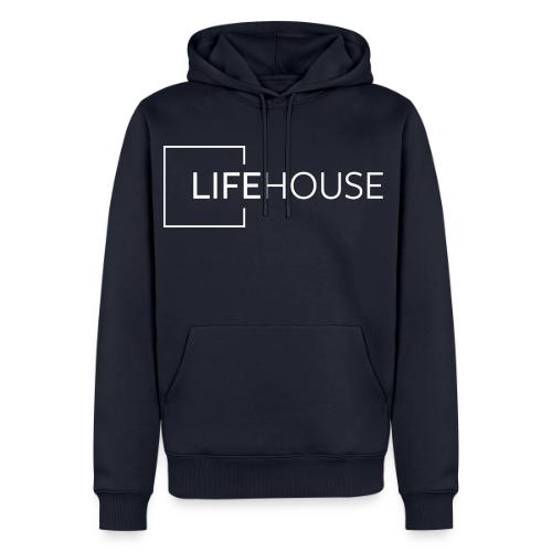LH Logo White - Men's Premium Hoodie