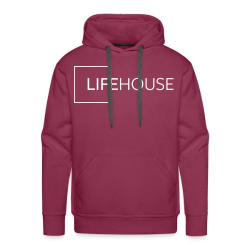 LH Logo White - Men's Premium Hoodie