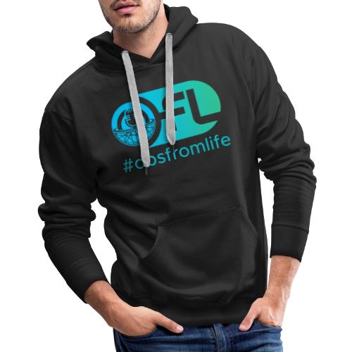 Observations from Life Logo with Hashtag - Men's Premium Hoodie