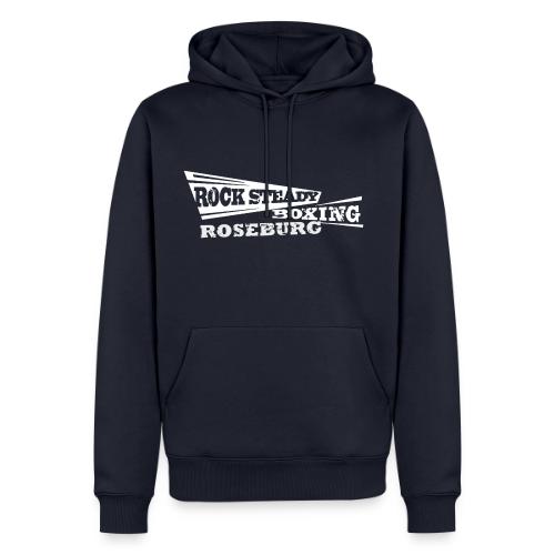 Rock Steady Boxing of Roseburg White - Men's Premium Hoodie