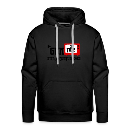 GunTube Shirt with URL - Men's Premium Hoodie