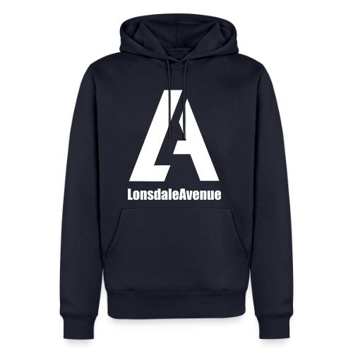Lonsdale Avenue Logo White Text - Men's Premium Hoodie