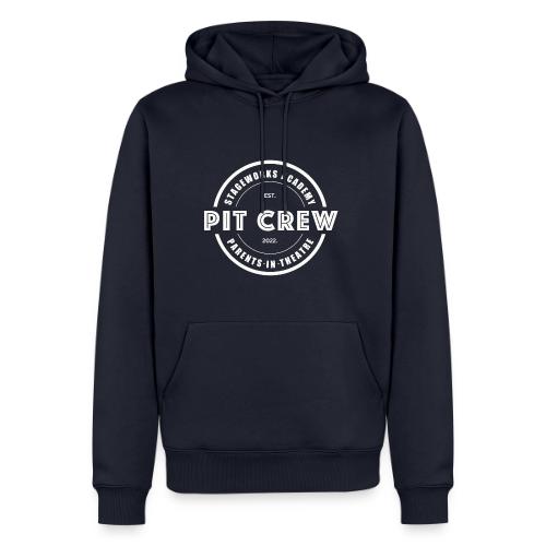 PIT Crew Logo White - Men's Premium Hoodie