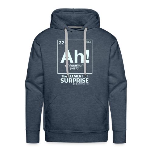 Ah! the Element of Surprise WHITE - Men's Premium Hoodie