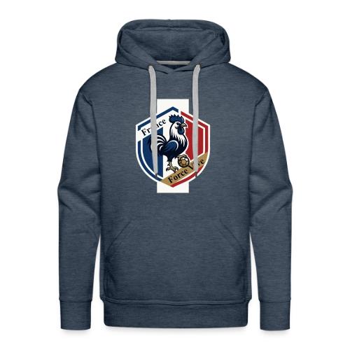 France Rooster T-Shirt, Bleu-Blanc-Rouge gift - Men's Premium Hoodie