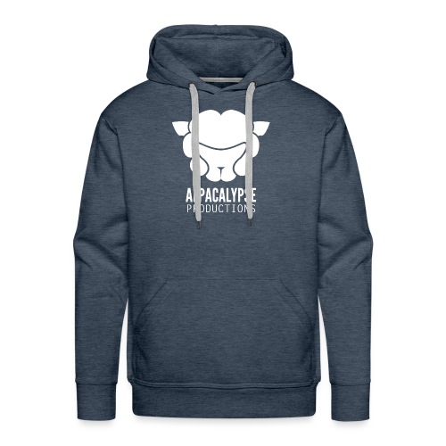 Alpaca White Logo - Men's Premium Hoodie