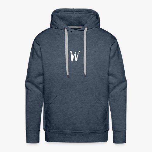 W White Design - Men's Premium Hoodie
