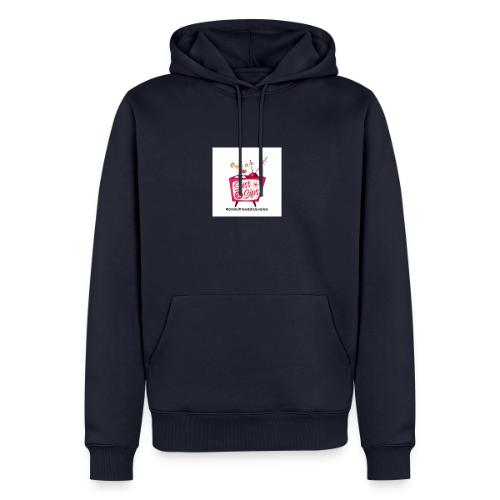 sassnsips com drinksfriendstelevision - Men's Premium Hoodie