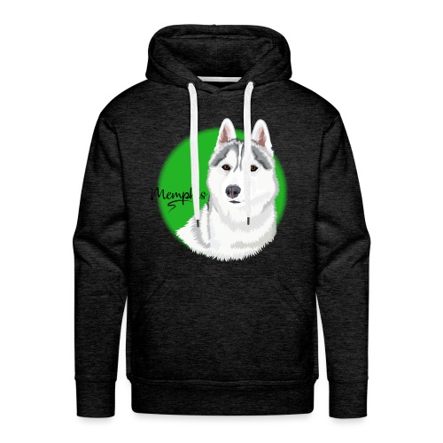 Memphis the Husky from Gone to the Snow Dogs - Men's Premium Hoodie