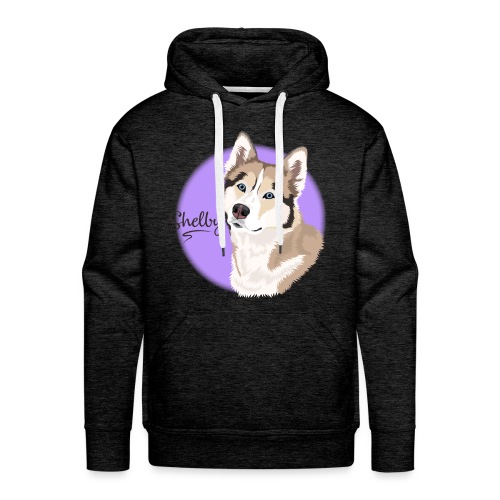 Shelby the Husky from Gone to the Snow Dogs - Men's Premium Hoodie