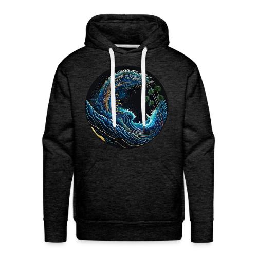 Leaf Wave - Men's Premium Hoodie