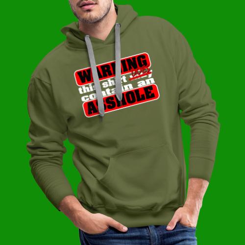 The Shirt Does Contain an A*&hole - Men's Premium Hoodie