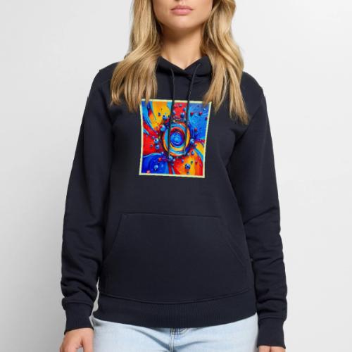 Vibrant Berry Vortex - Men's Premium Hoodie