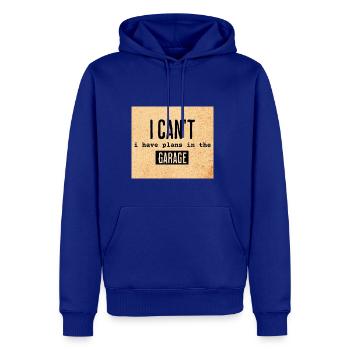 I Can't I Have Plans In The Garage - Men's Premium Hoodie -  - Front - Liam (192cm)