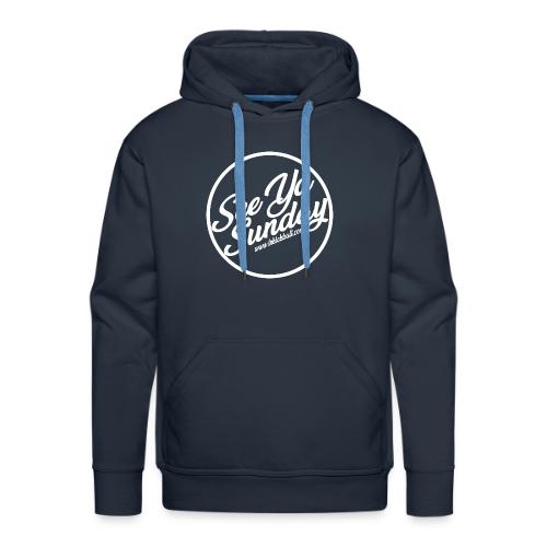 see you white - Men's Premium Hoodie