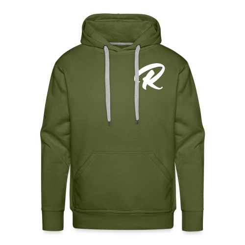 Revival Youth White R Logo - Men's Premium Hoodie