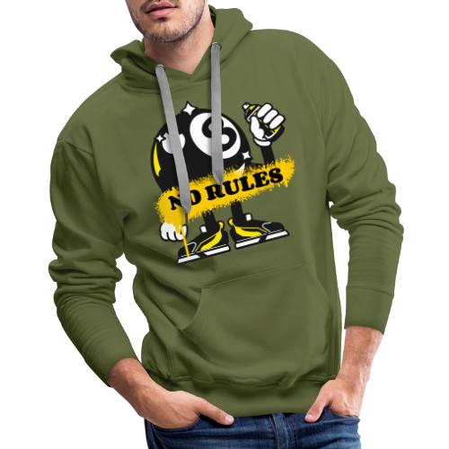 No Rules 8 Ball - Men's Premium Hoodie