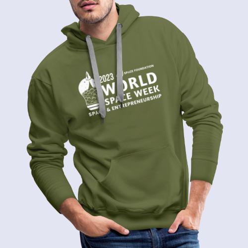 WSW S E Horizontal White Logo - Men's Premium Hoodie