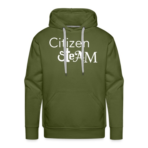 Citizen Steam - White - Men's Premium Hoodie