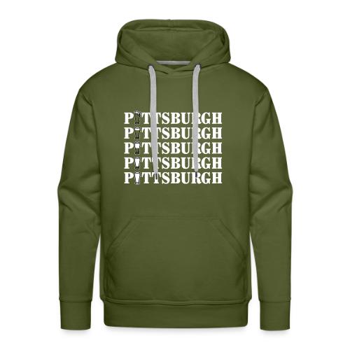 Green Beer in Pittsburgh - Men's Premium Hoodie
