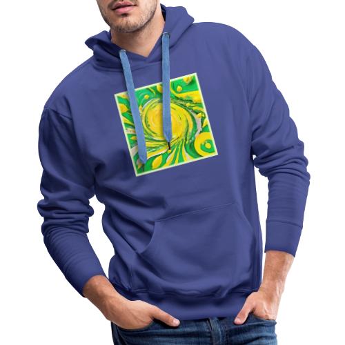 Lemon Tornado Design - Men's Premium Hoodie