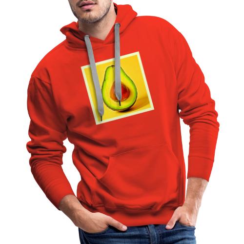 The Beauty of a Healthy Avocado Design - Men's Premium Hoodie