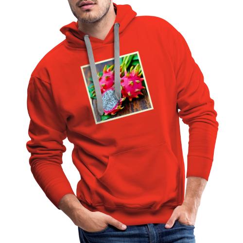 Vibrant Dragon Fruit Beauty Design - Men's Premium Hoodie