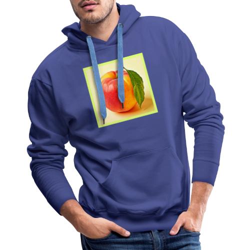 Feel the Fresh Peach Summer Vibe Design - Men's Premium Hoodie